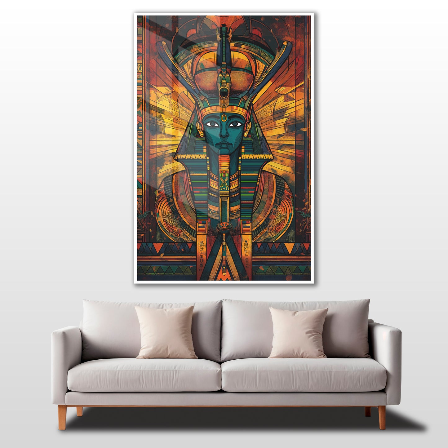 Altın Taht - cam tablo