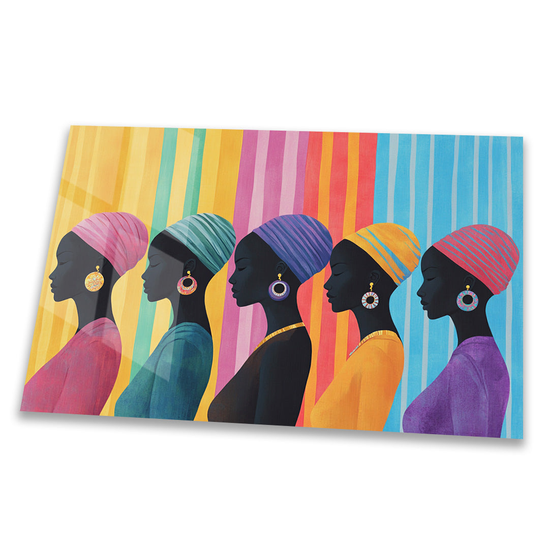 frika’nın Renkleri - cam tablo