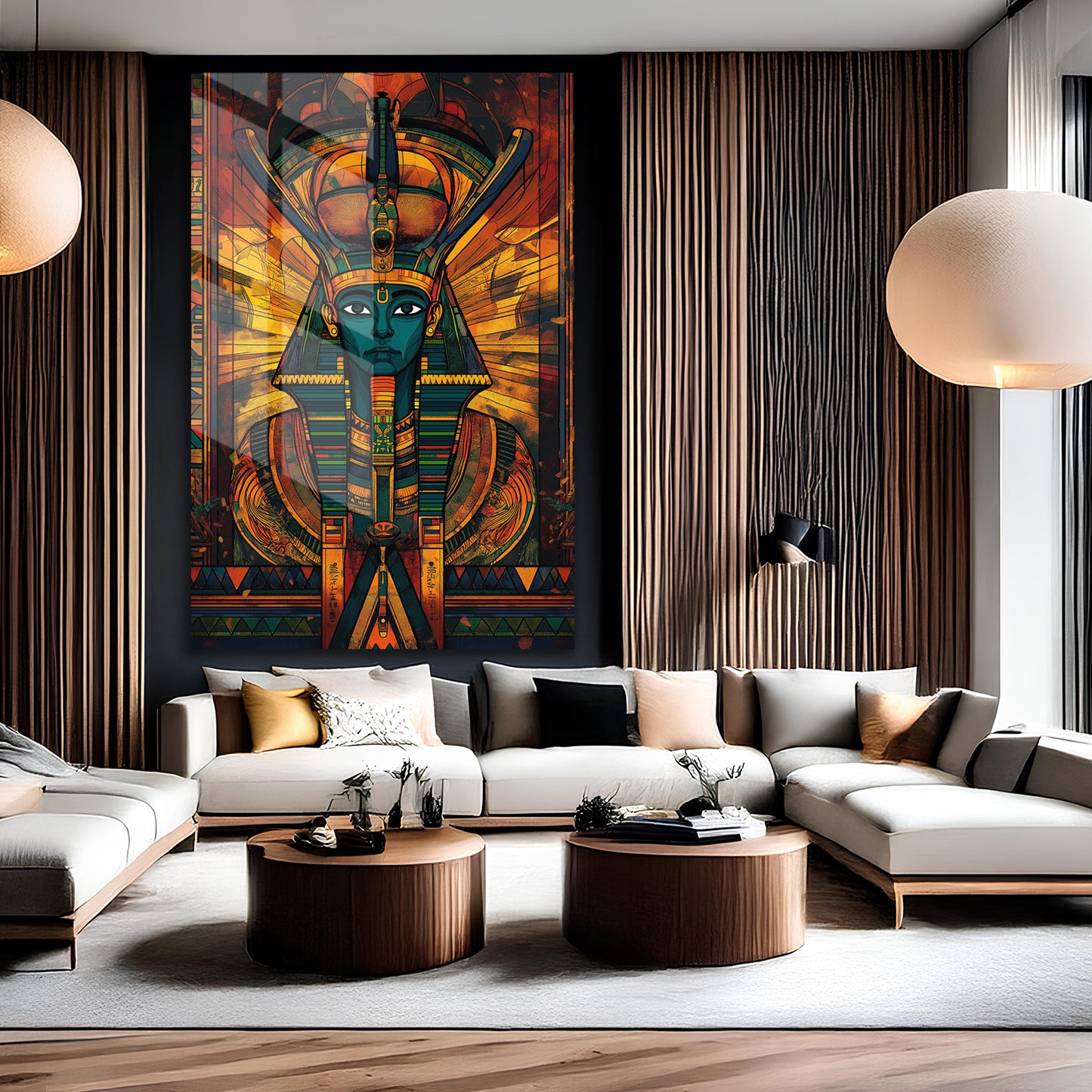 Altın Taht - cam tablo