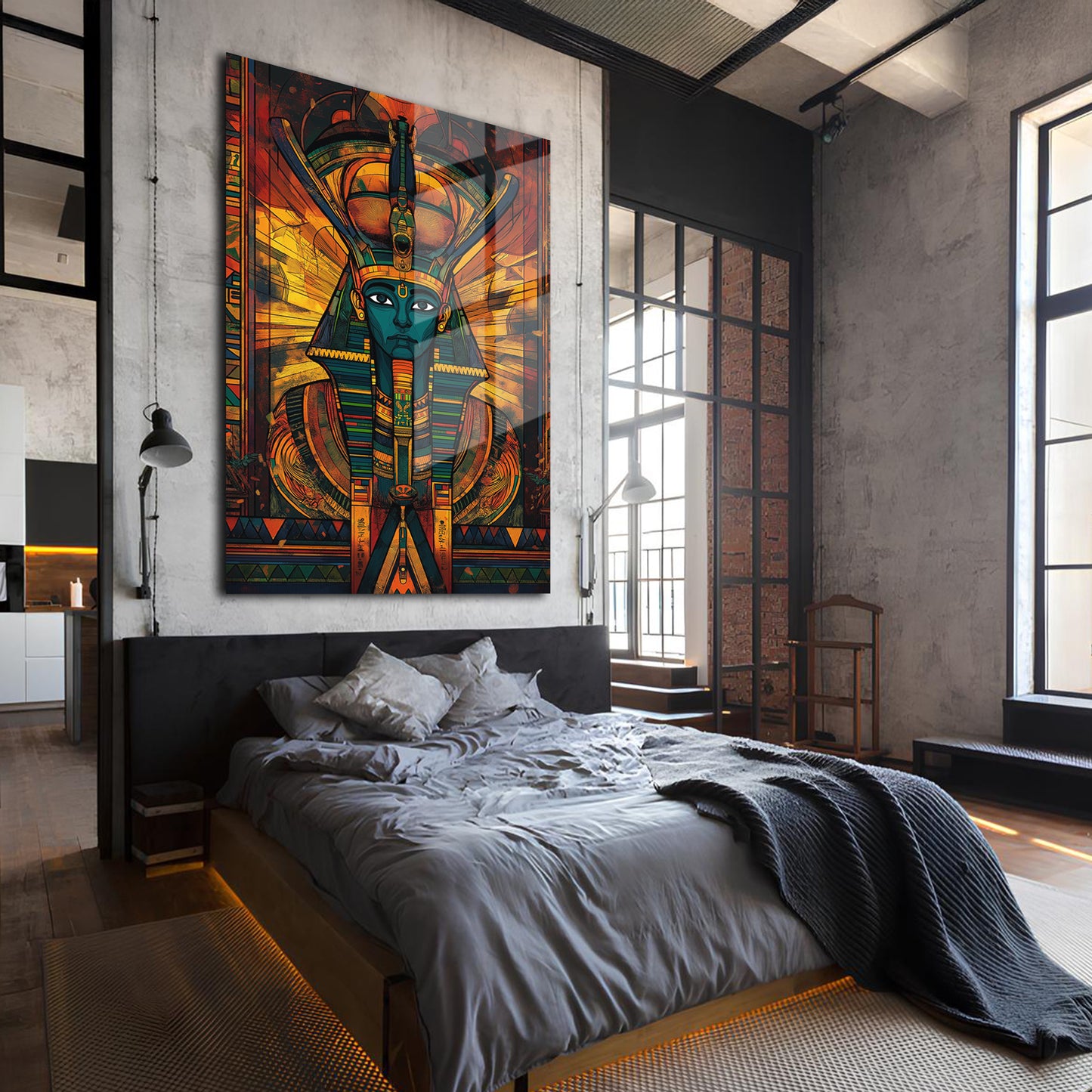 Altın Taht - cam tablo