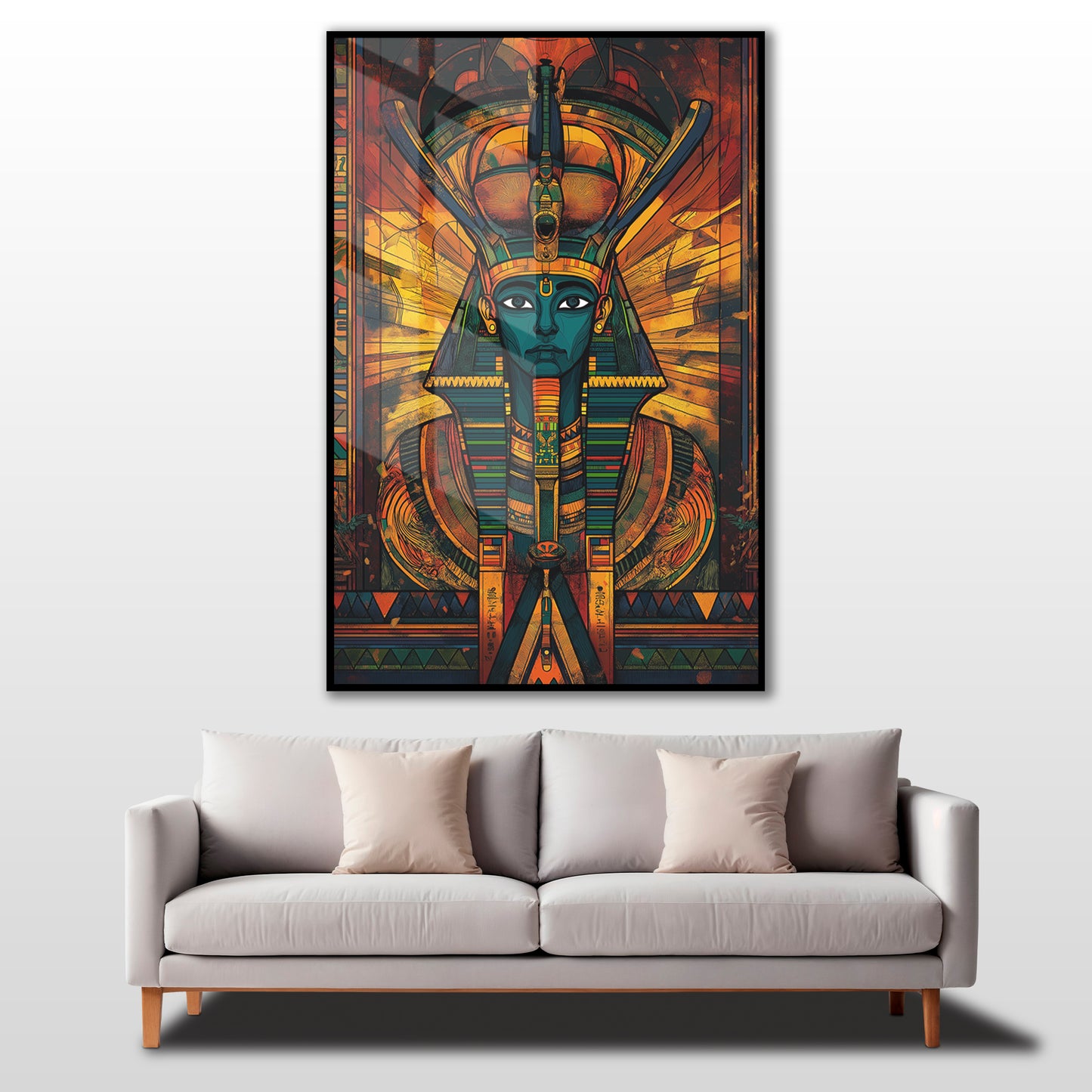 Altın Taht - cam tablo