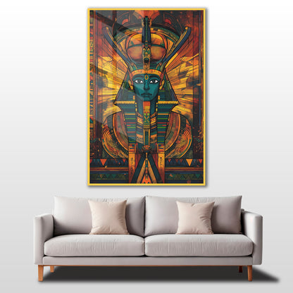 Altın Taht - cam tablo