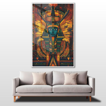 Altın Taht - cam tablo