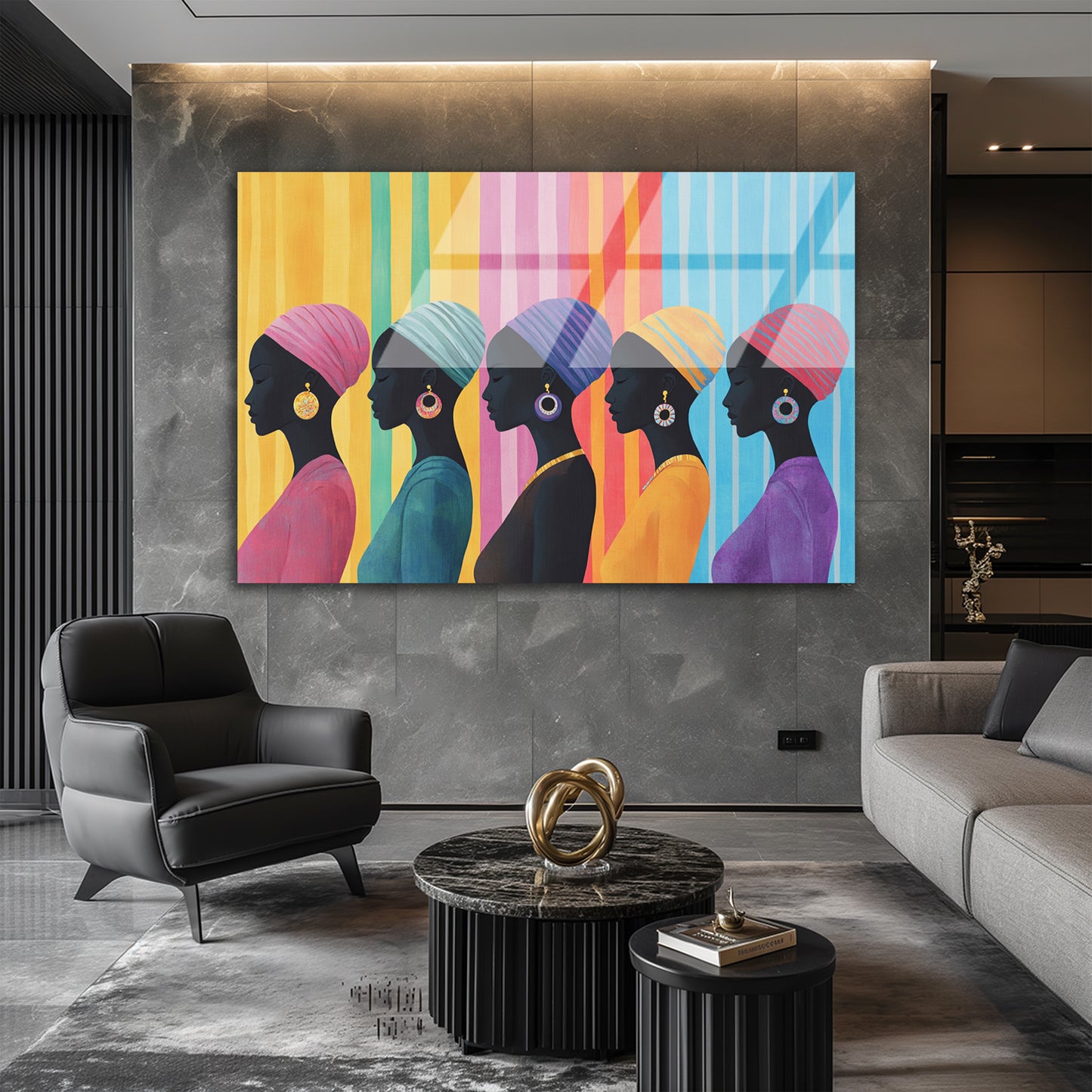 frika’nın Renkleri - cam tablo