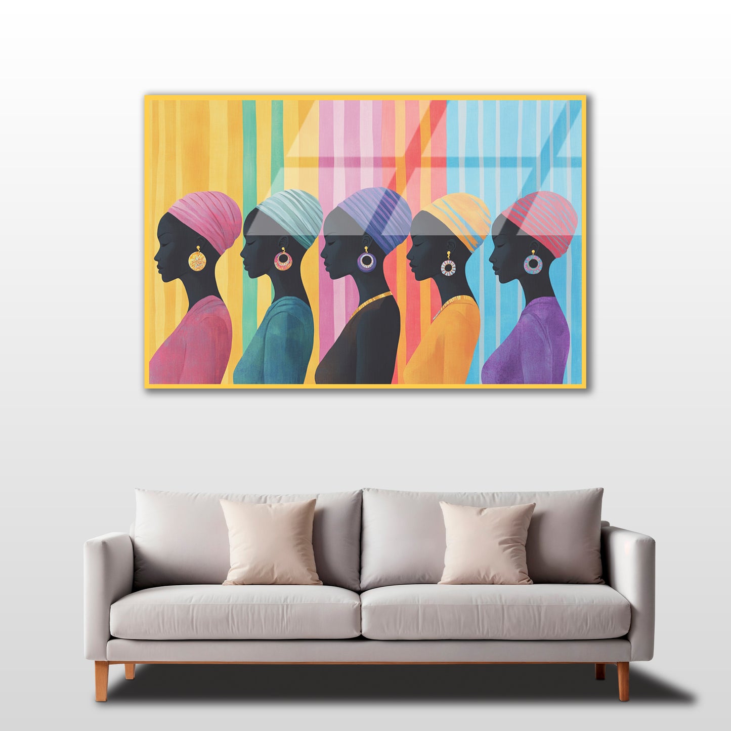 frika’nın Renkleri - cam tablo