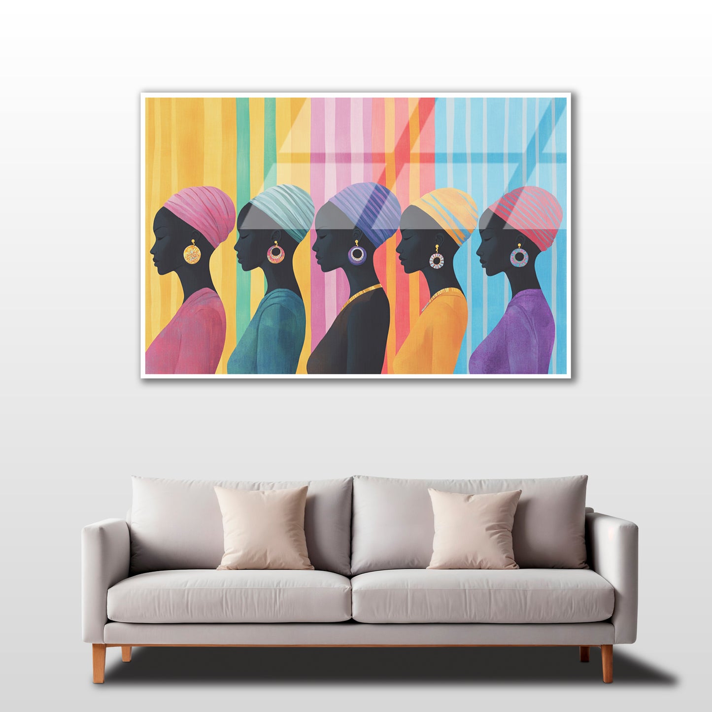 frika’nın Renkleri - cam tablo