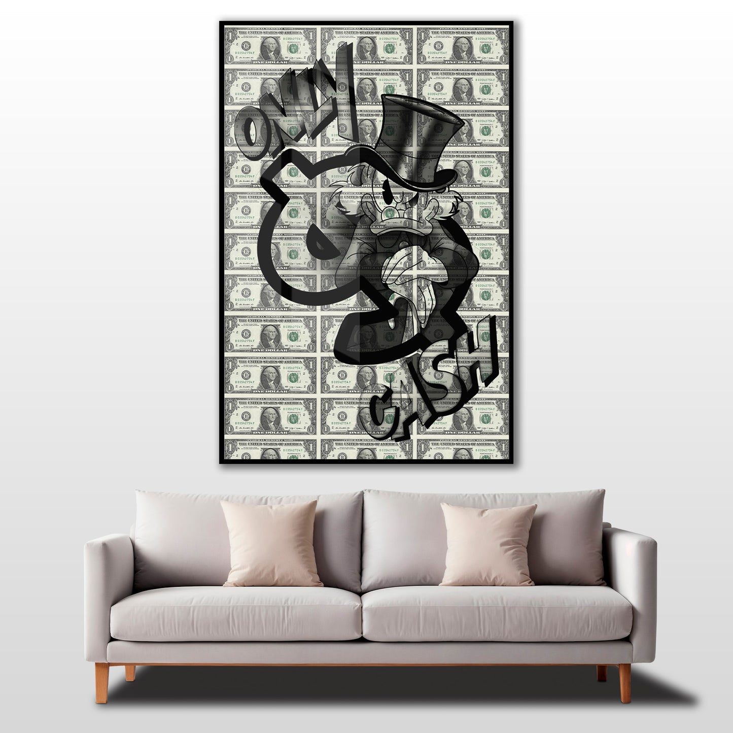 Only Cash - cam tablo (Copy)