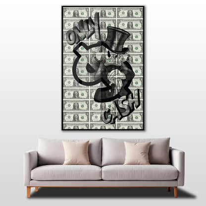 Only Cash - cam tablo (Copy)