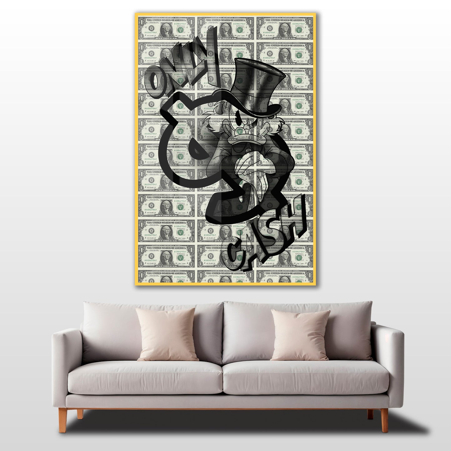 Only Cash - cam tablo (Copy)