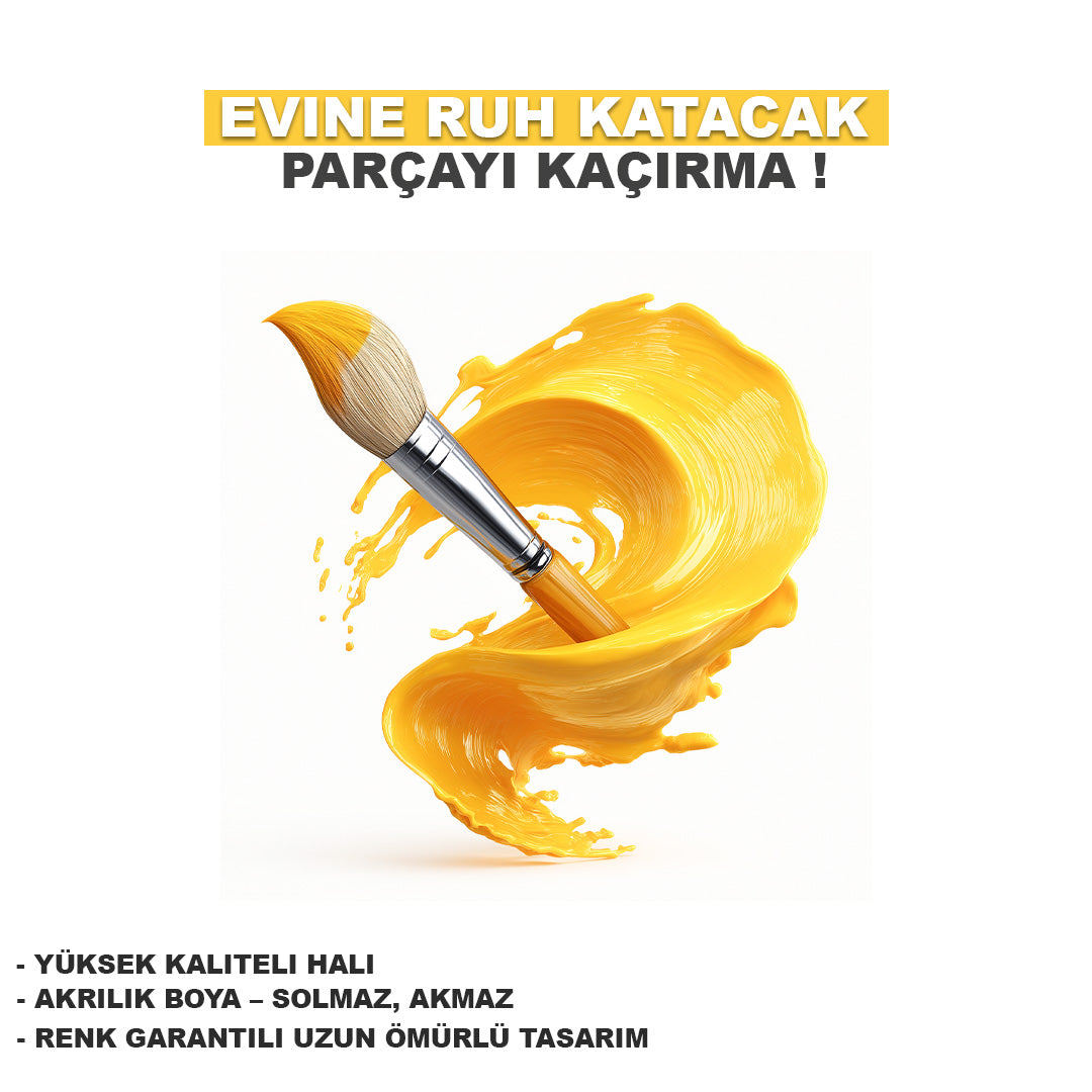 Halı Üzerine Resim - Atlı Halı
